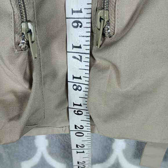 Woodfield Fishing Utility Vest Men Size Large Tan Multi Pocket Outdoor Travel - Picture 6 of 11